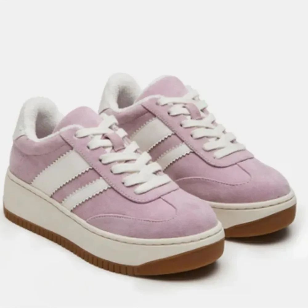 BRAND NEW STEVE MADDEN JCLARA KIDS' FIELD PINK LACE-UP ROUND-TOE SNEAKER
